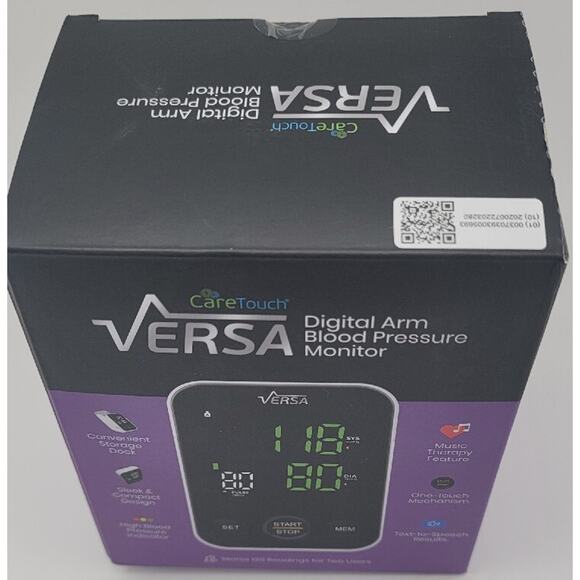 Care Touch VERSA Digital Arm Blood Pressure Monitor - NEW SEALED - Picture 2 of 9